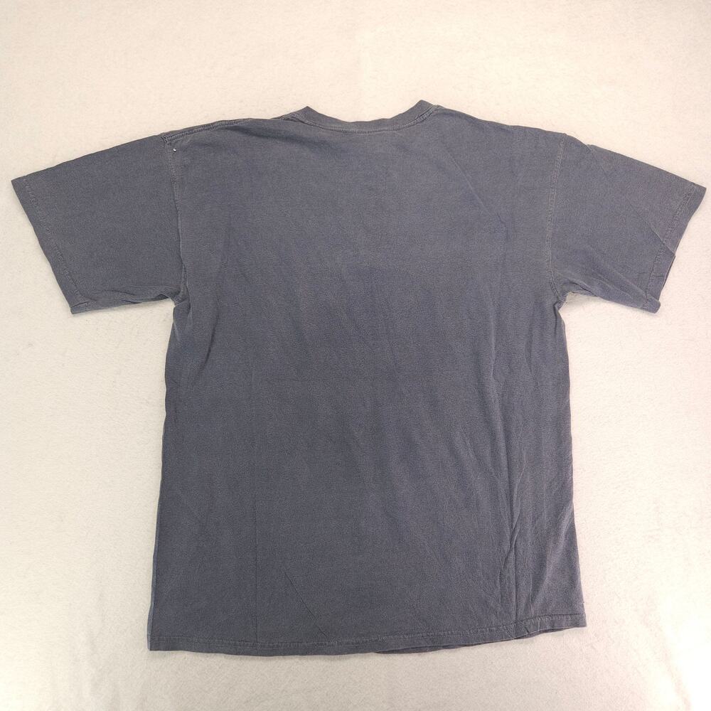 Majestic Atlana Braves Short Sleeve Graphic Baseball Shirt Mens Size L Gray - Picture 9 of 9